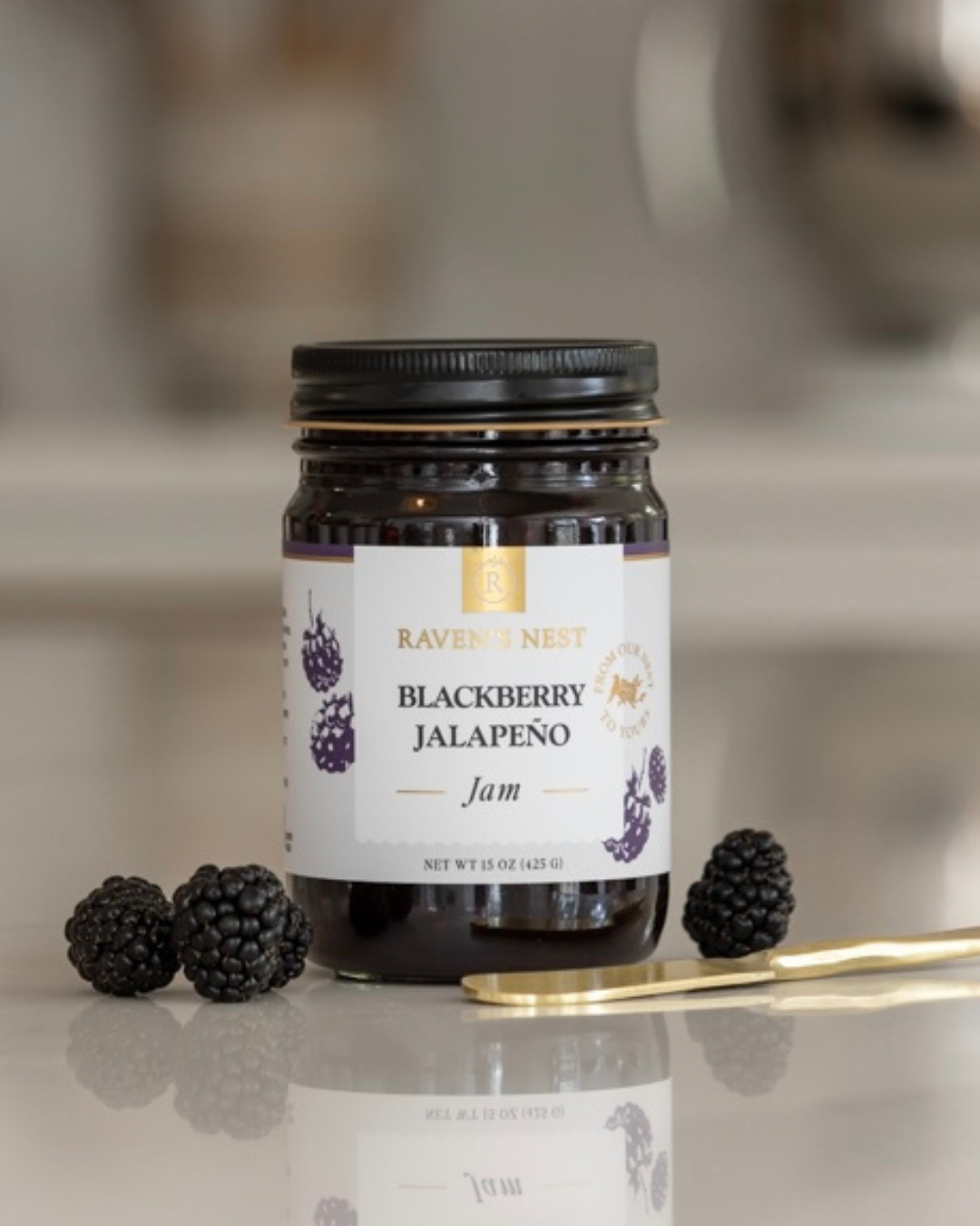 Blackberry Jalapeno Jam