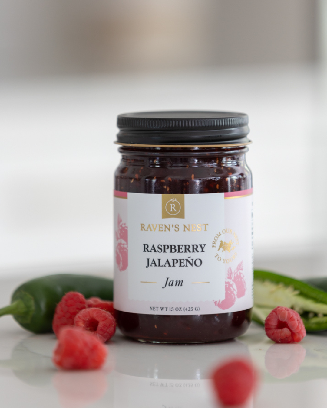 Raspberry Jalapeno Jam