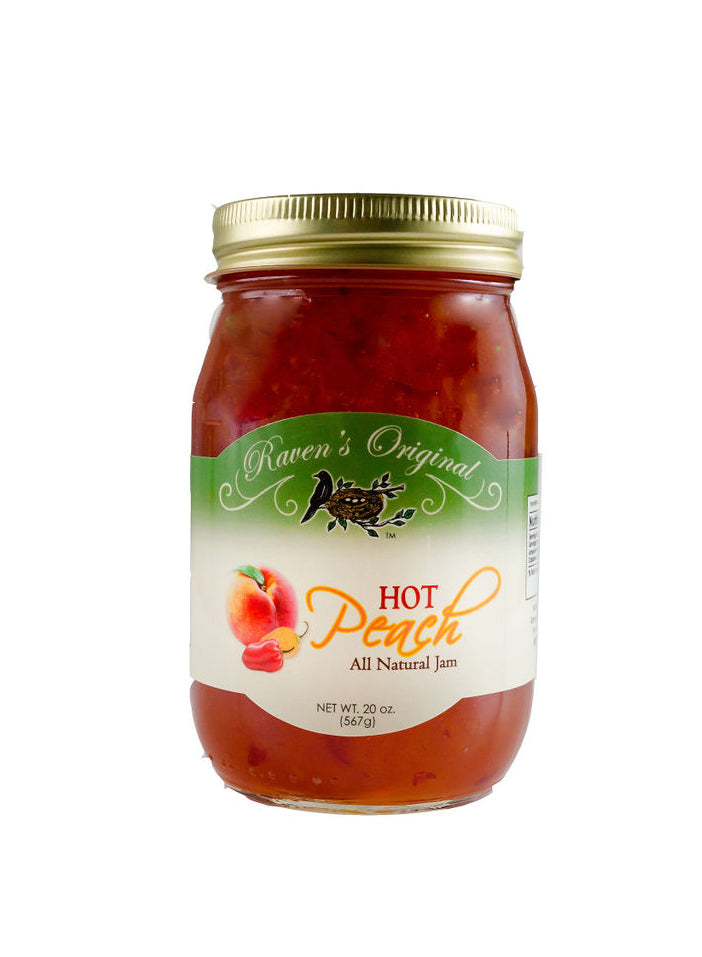 Hot Peach Jam - Raven's Original Homemade Gourmet