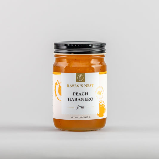 Peach Habanero Jam, Gourmet Food, Jams, Sweet & Spicey,