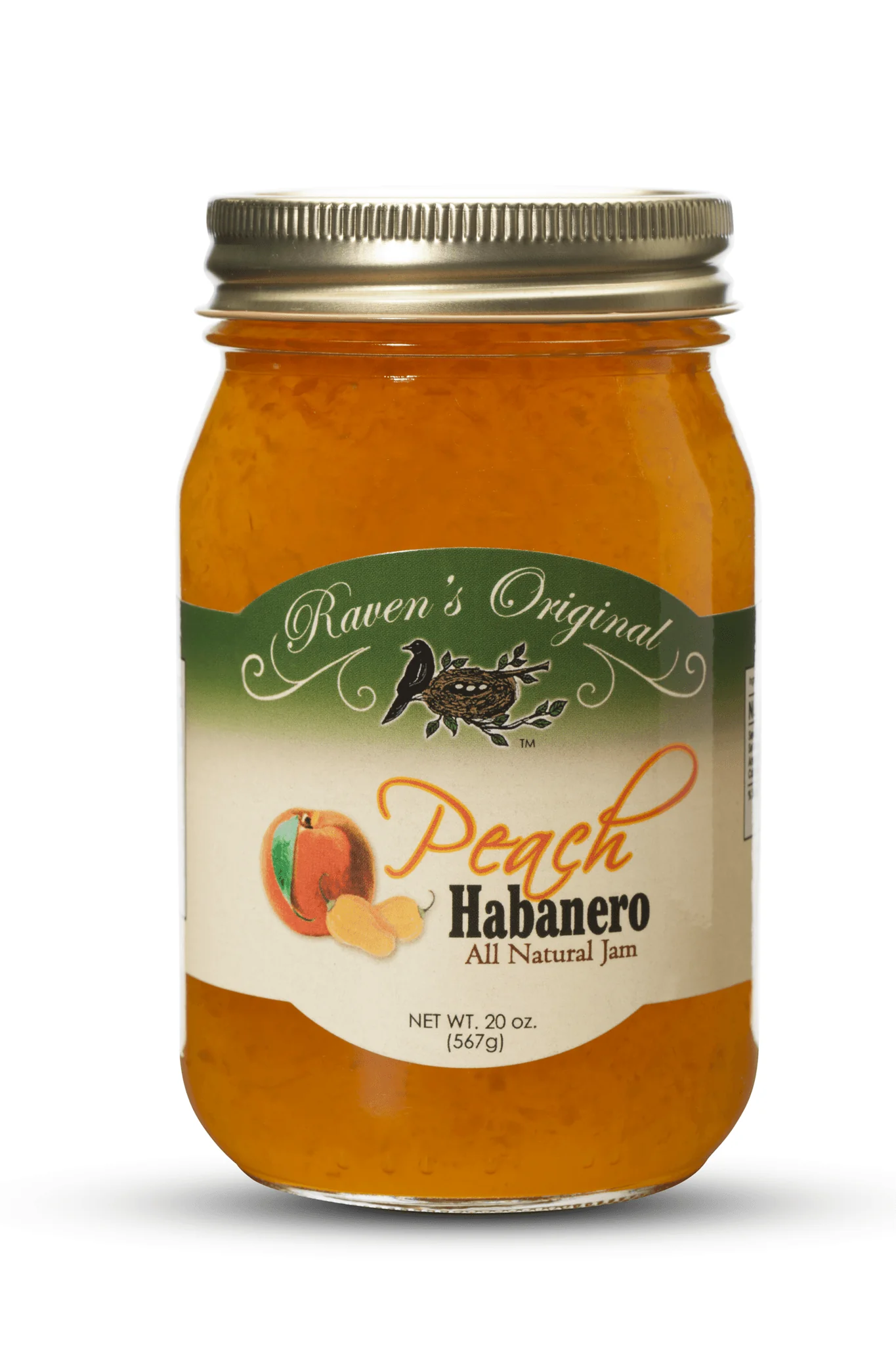 Jar Of Peach Habanero Jam