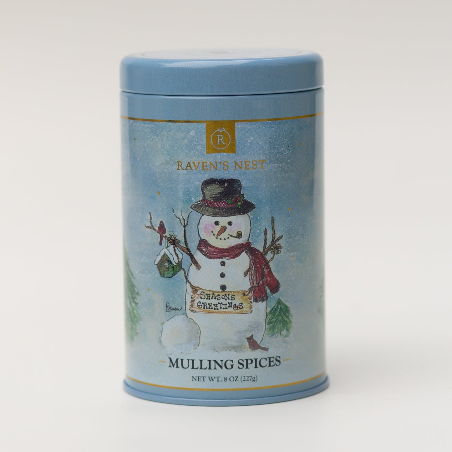 NEW! Snowman - Raven's Holiday Keepsake Tin