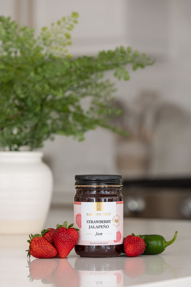 Strawberry Jalapeno Jams, Jar, Strawberry, Jalapeno, Gourmet Gifts
