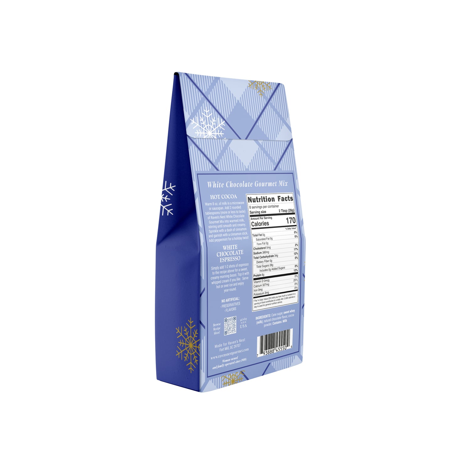 White Chocolate Flavor Gourmet Mix Gift Box Holiday