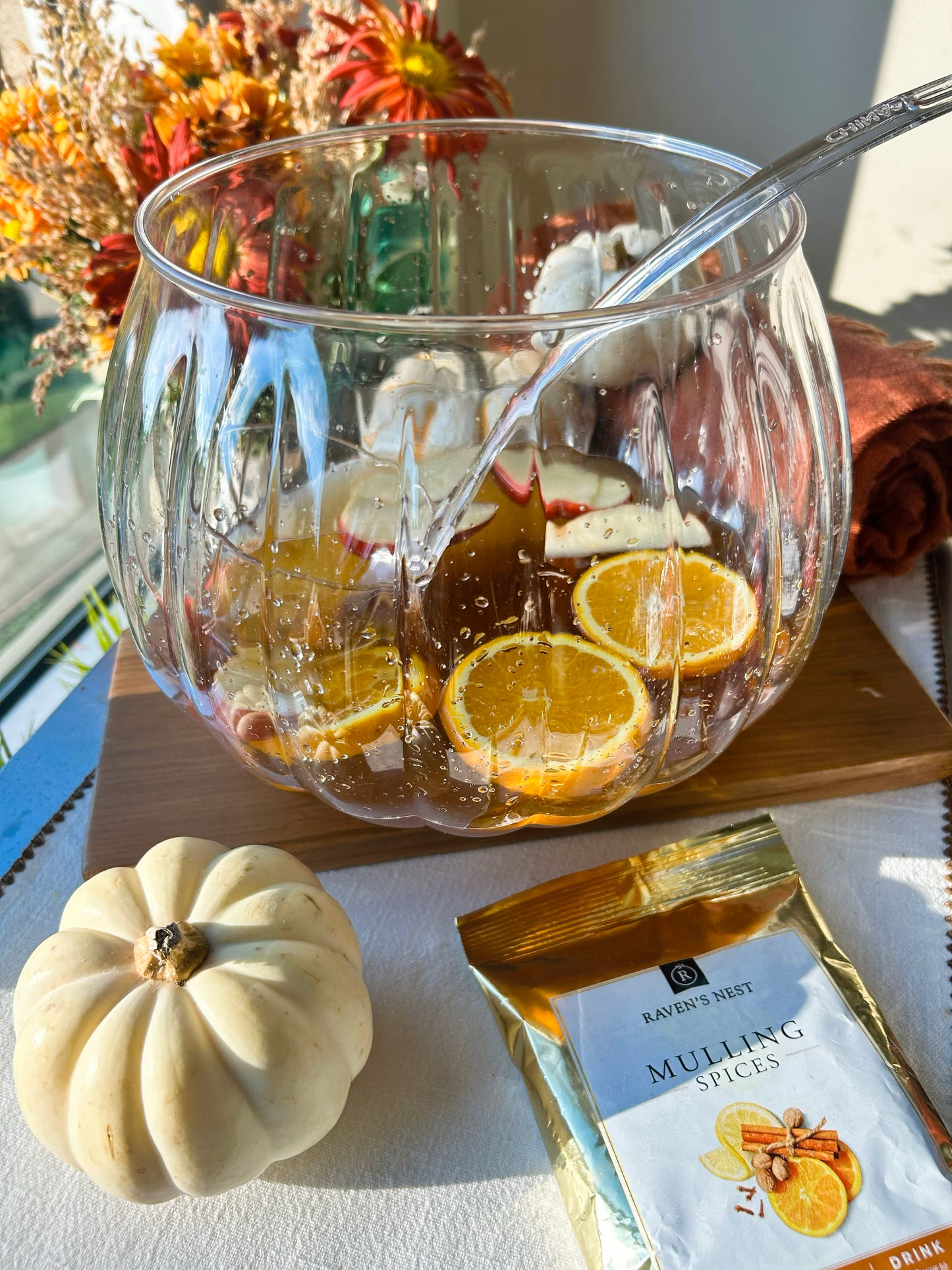 Apple Cider Sangria Bowl