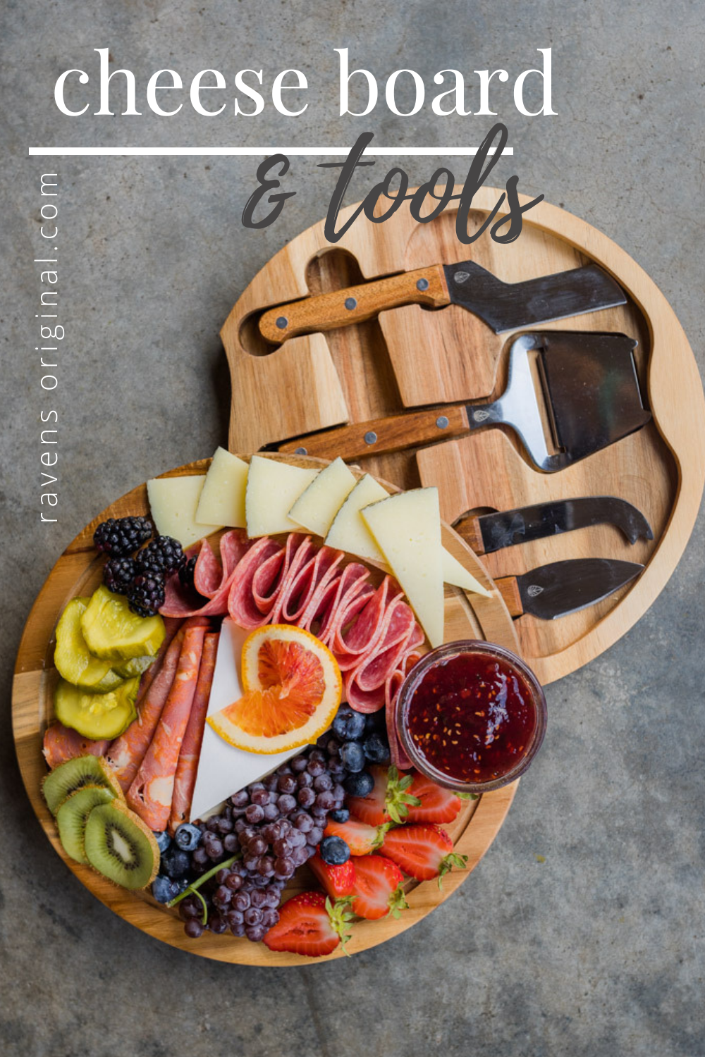 Knife and Board Set for Charcutier