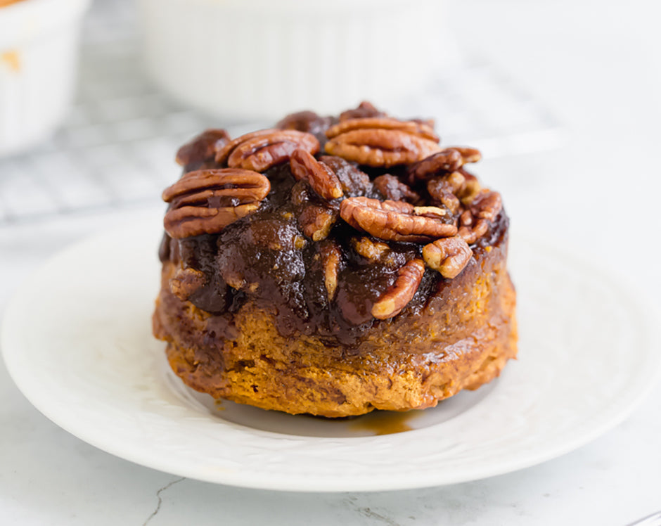 Pumpkin Praline Upside-Down Cakes