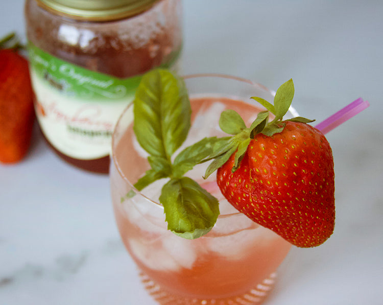 Strawberry Basil Cocktail