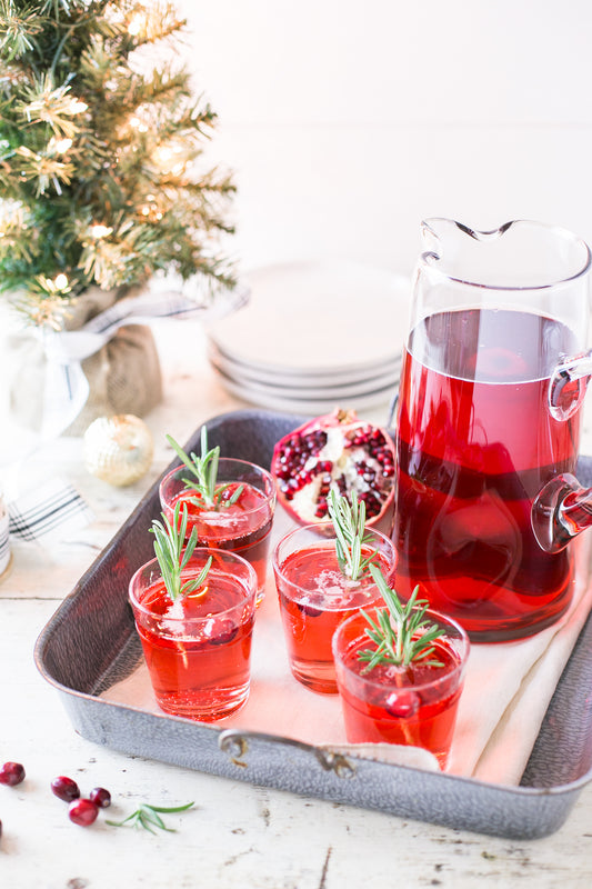 Cranberry Pomegranate Christmas Punch