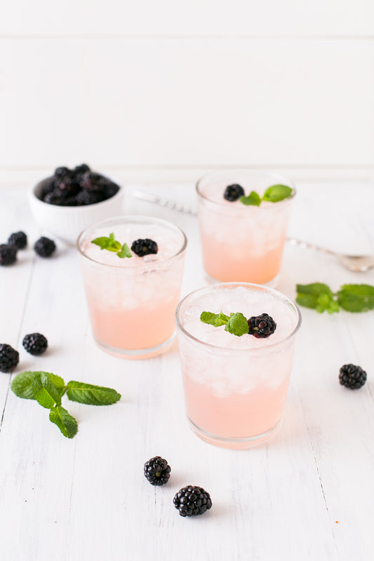 Spiked Blackberry Jalapeno Lemonade