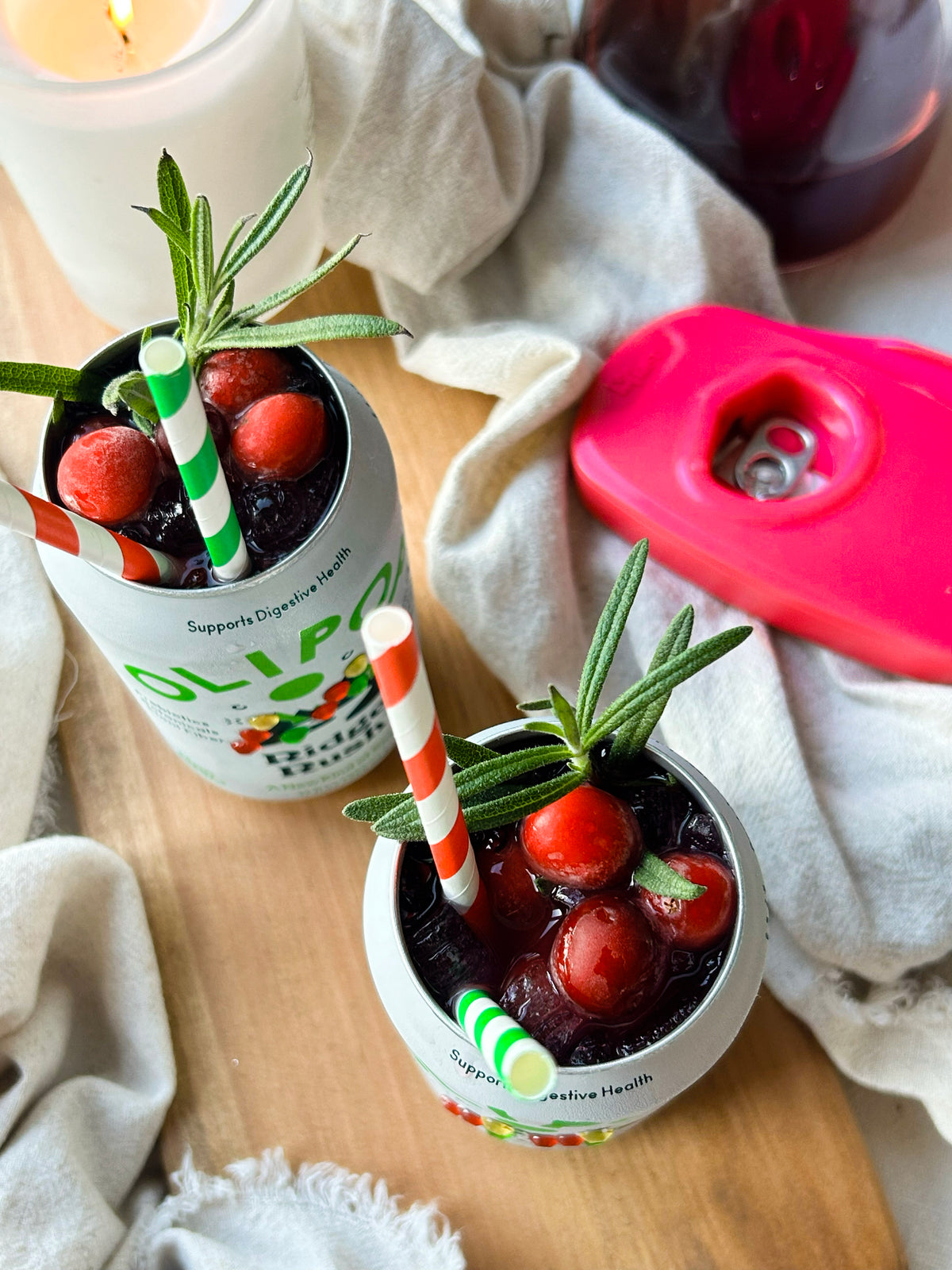 Spiced Cranberry Mocktail