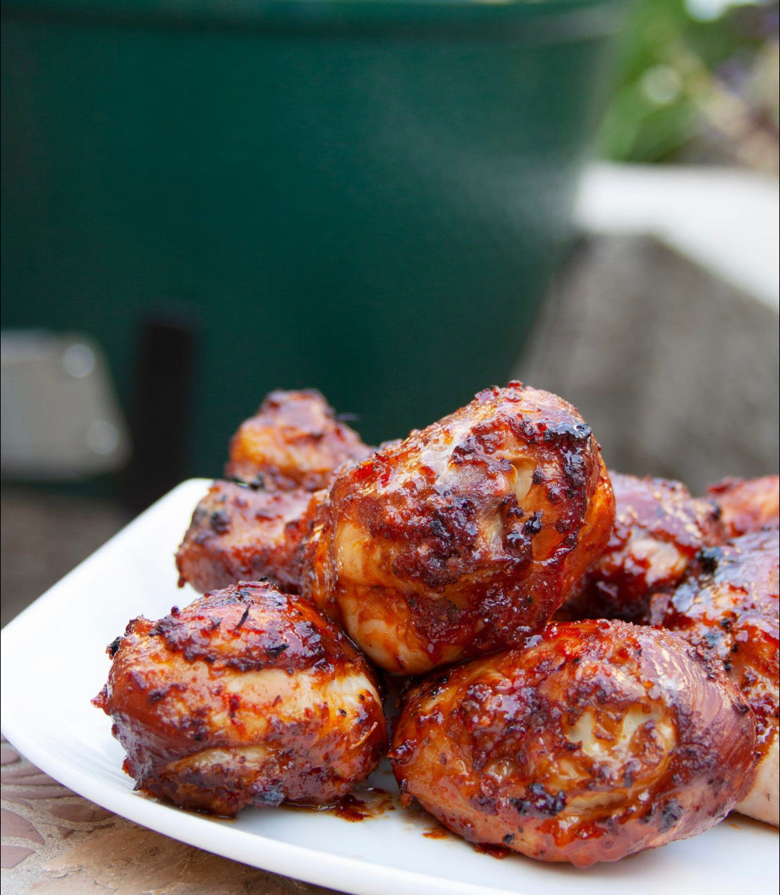 Strawberry Jalapeno Wings with Chili Grande Sauce
