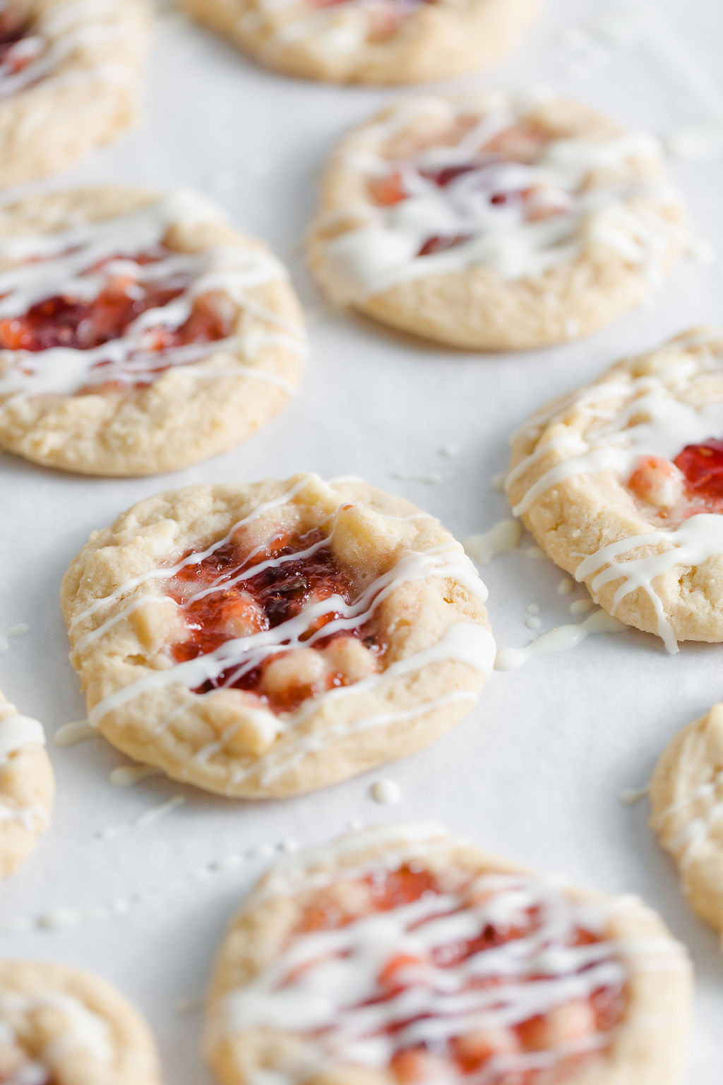 Raspberry White Chocolate Cookies