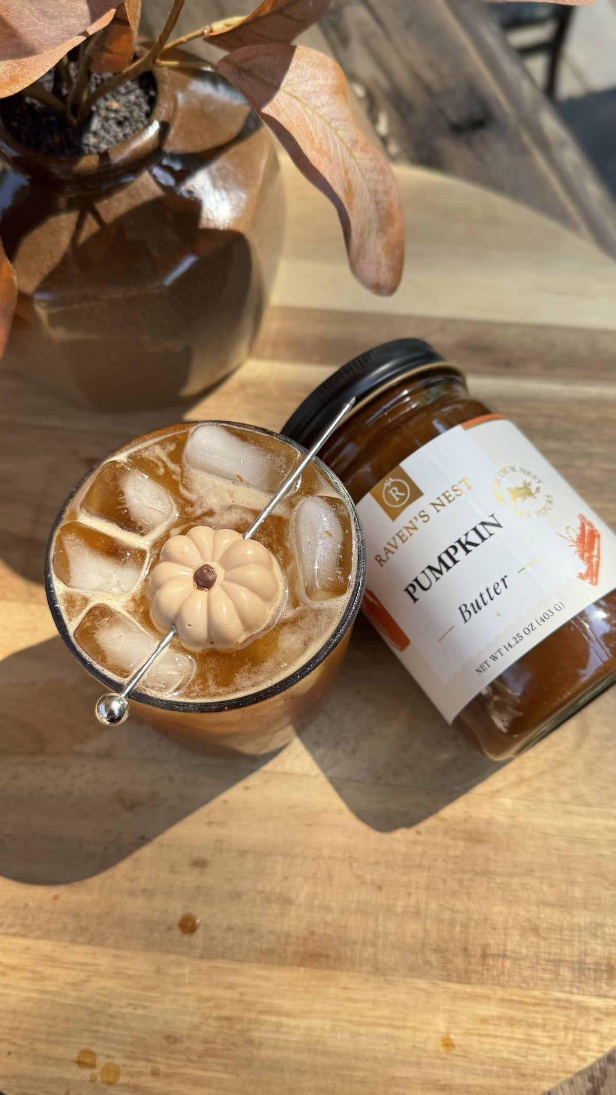Make a fall-inspired Pumpkin Butter Carajillo with Raven’s Nest Pumpkin Butter, Licor 43, and espresso for a rich, smooth coffee cocktail.