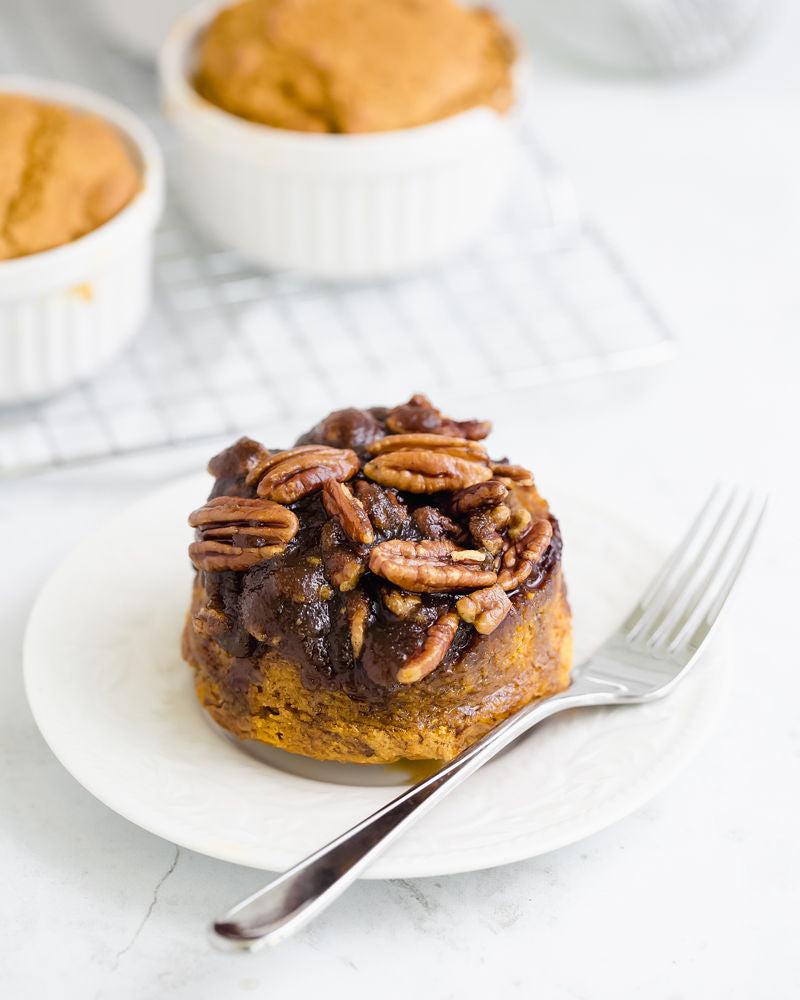 Pumpkin Praline Upside-Down Cakes