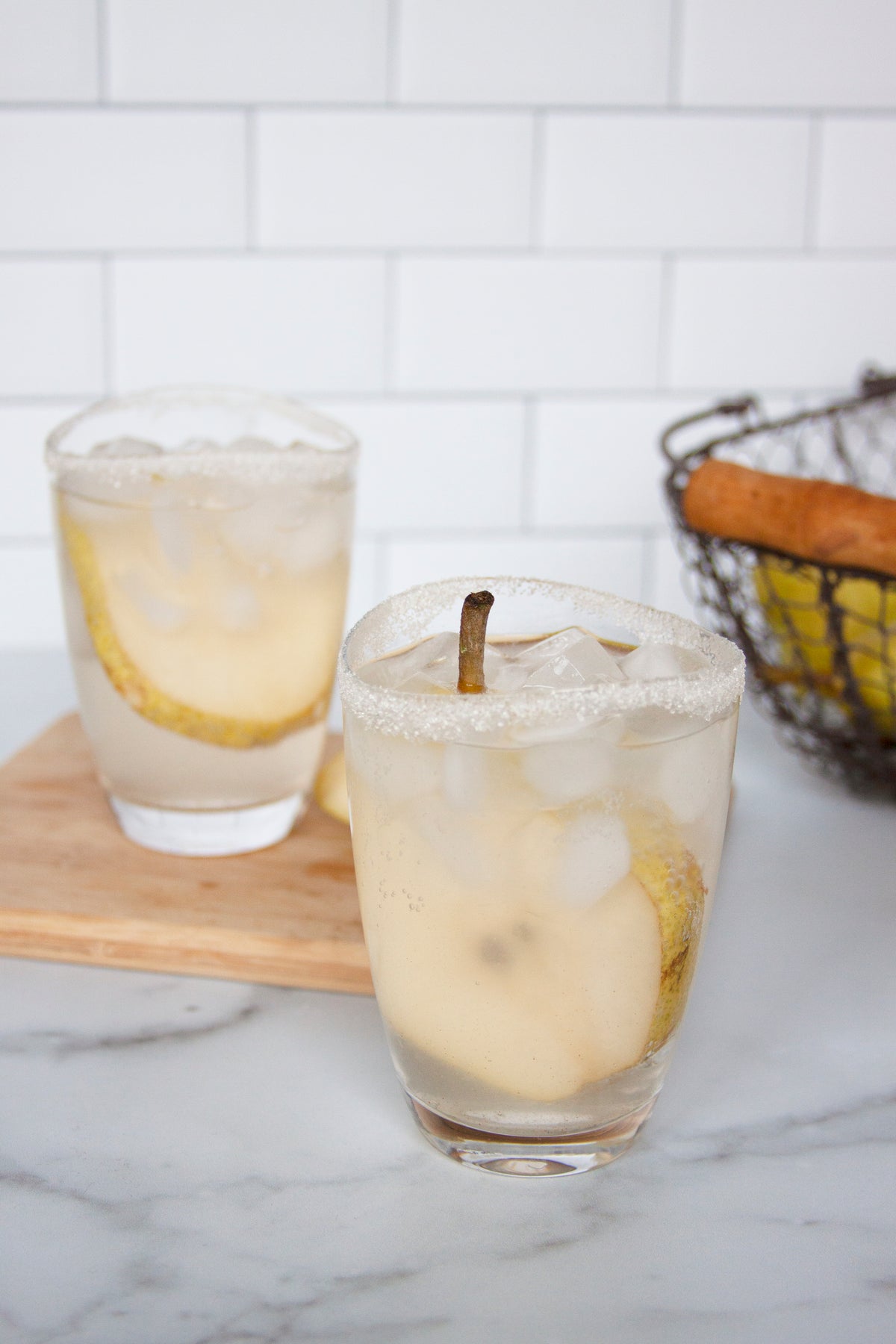 Pear Vanilla Gin Fizz