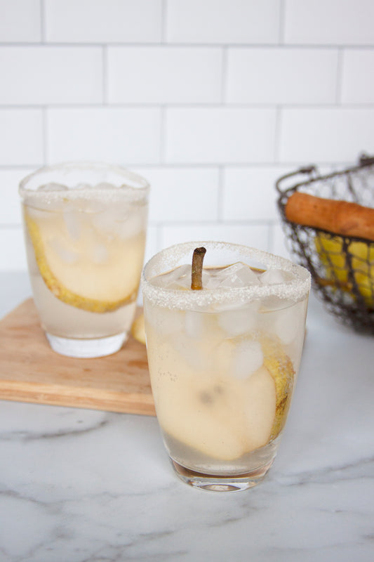 Pear Vanilla Gin Fizz
