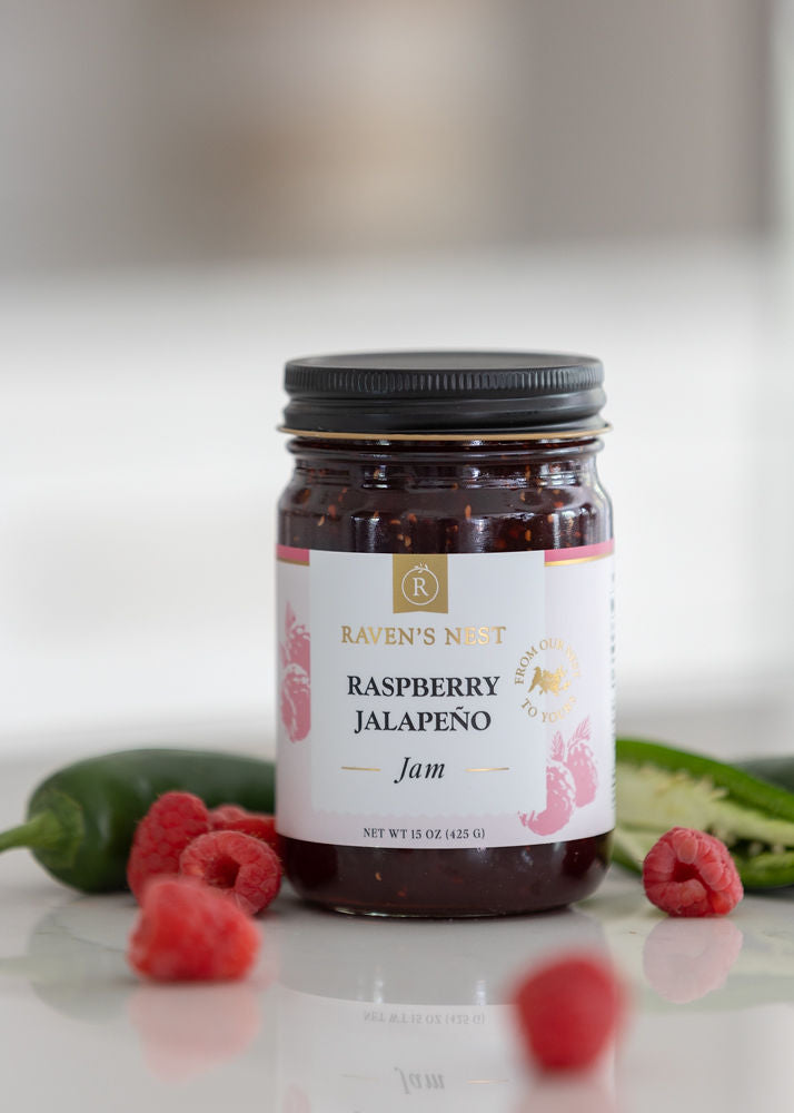 Raspberry Jalapeño Jam (15 oz.) *** Best Seller!