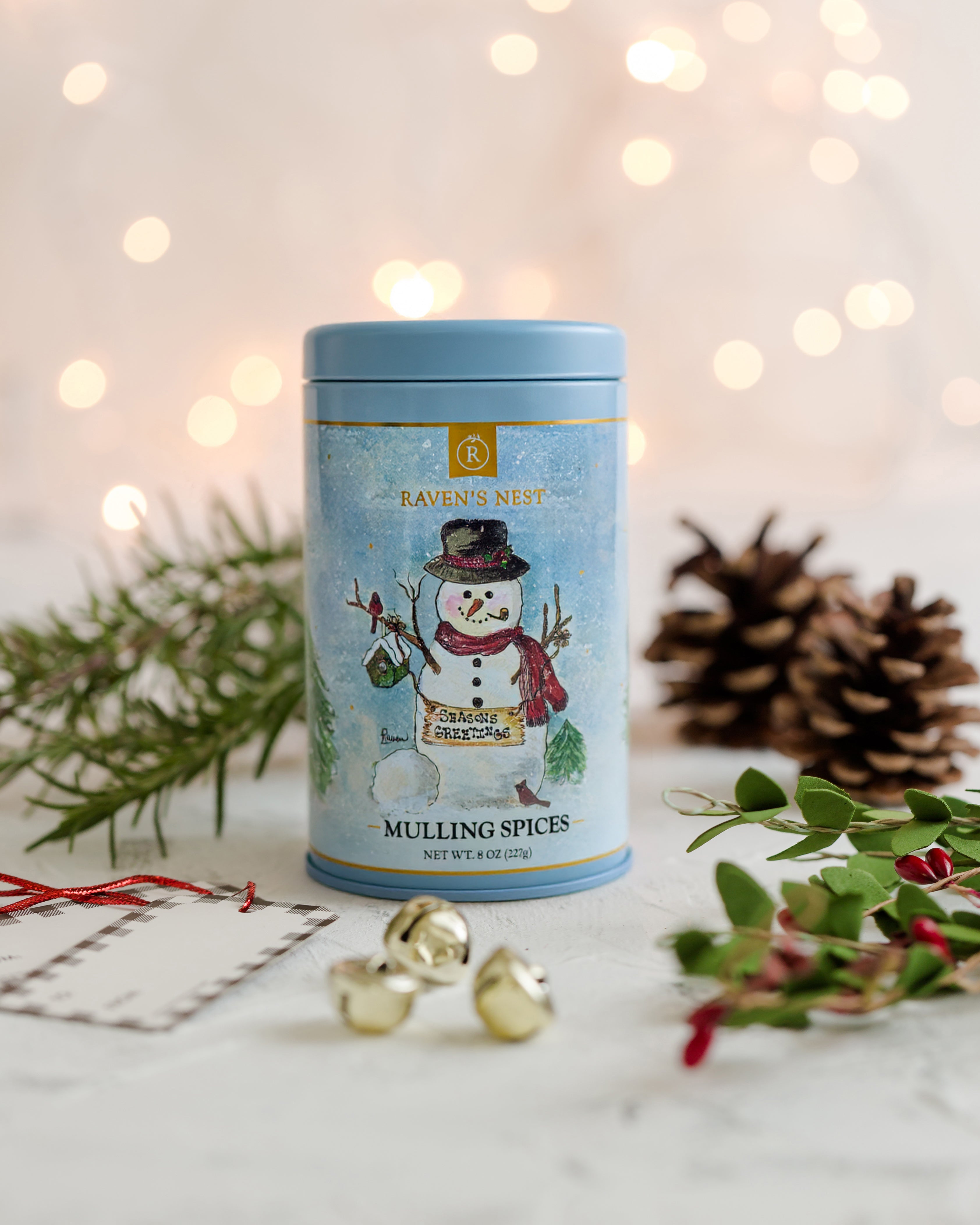 Mulling Spice Holiday Tin - Snowman