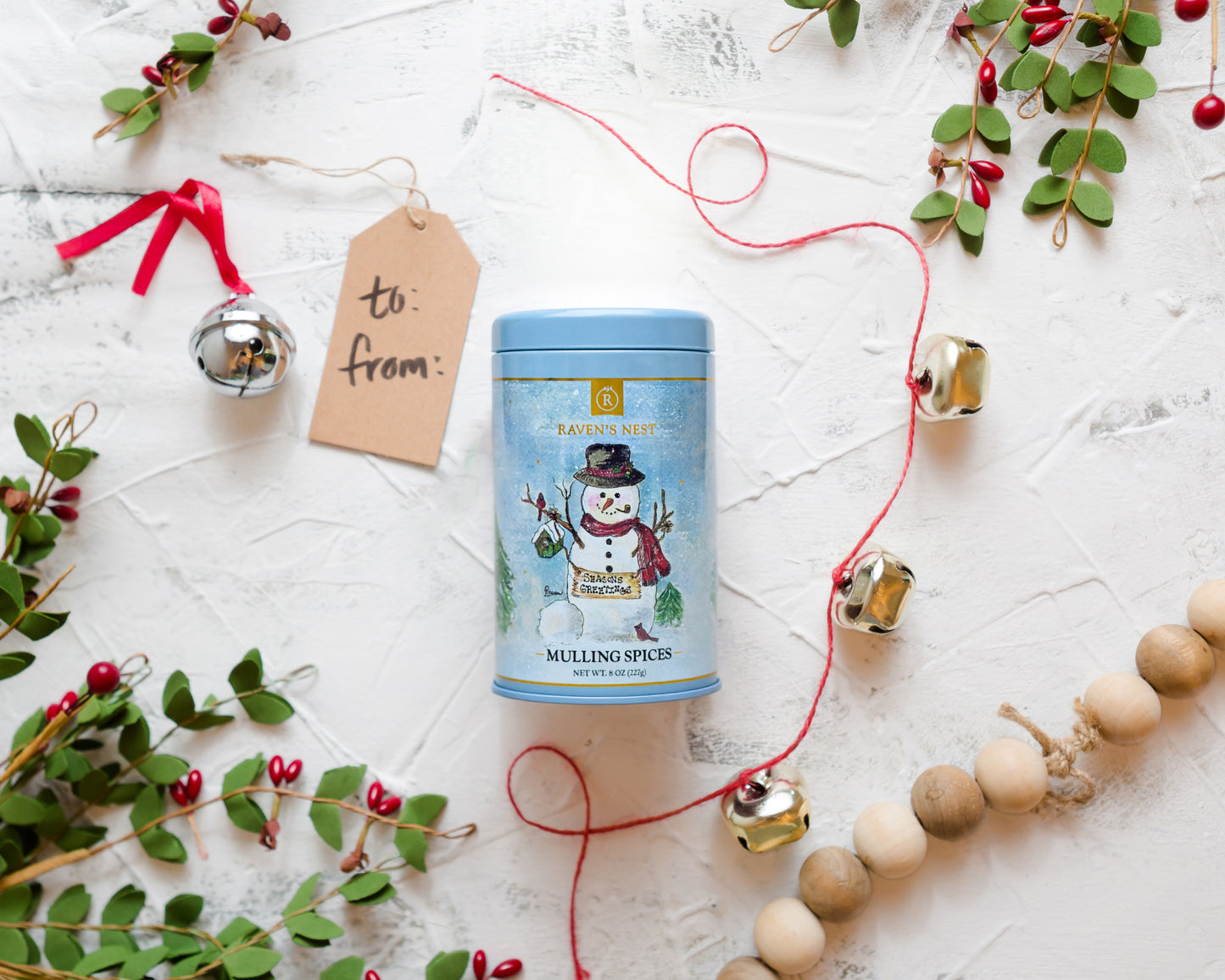 Mulling Spice Holiday Tin - Snowman