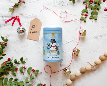 Mulling Spice Holiday Tin - Snowman