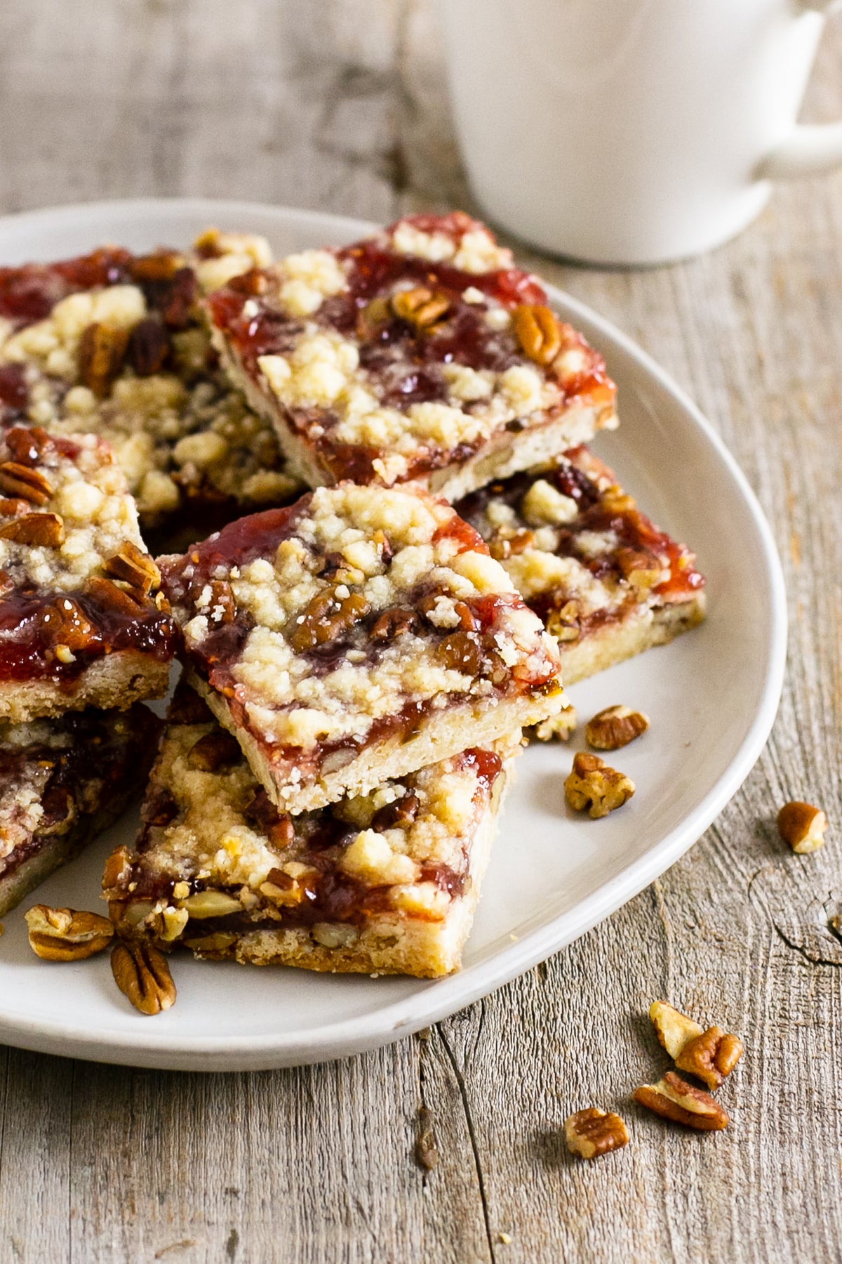 Raspberry Pecan Bars