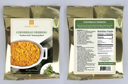 Raven's Nest Cornbread Dressing Seasoning