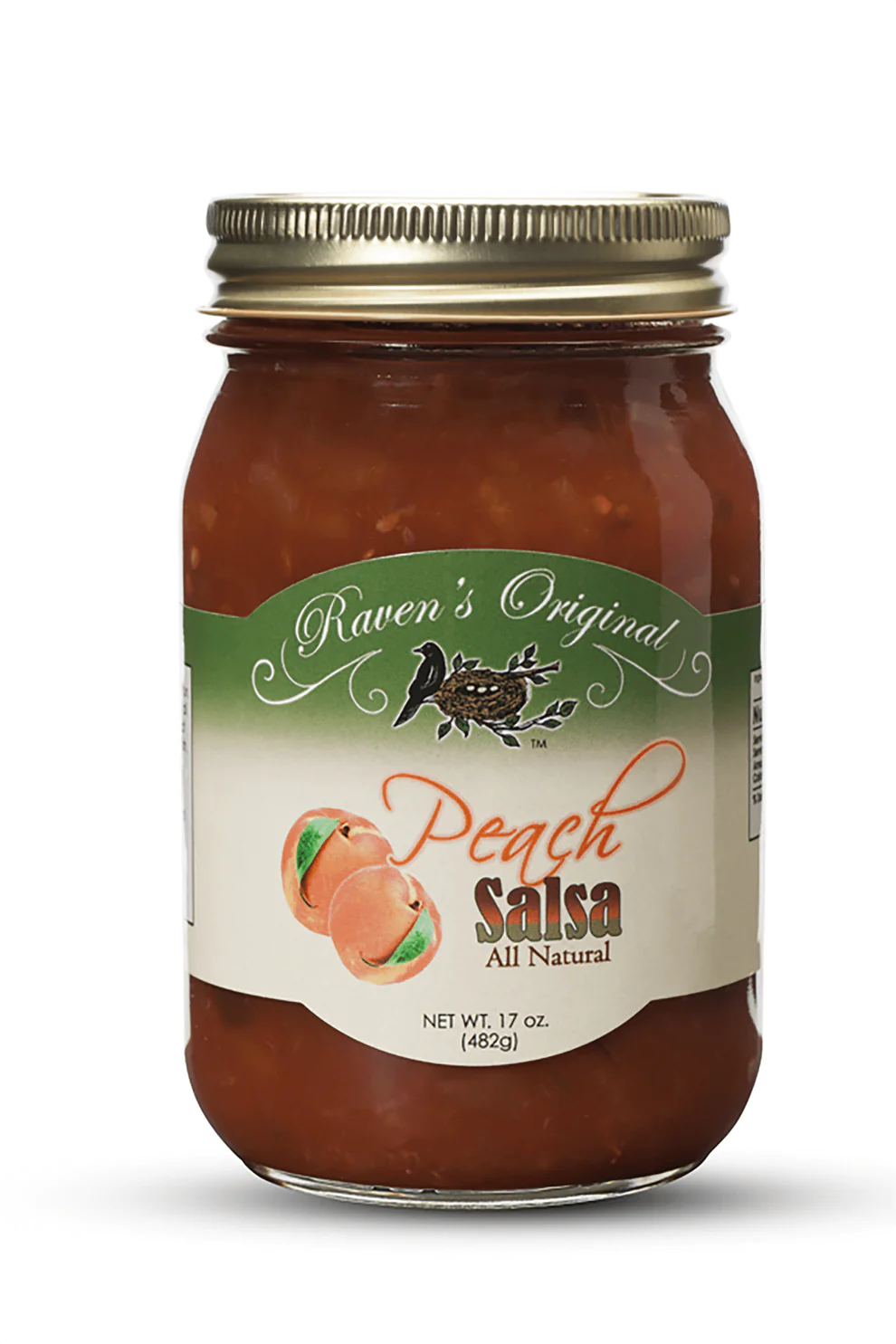 Jar of Peach Salsa