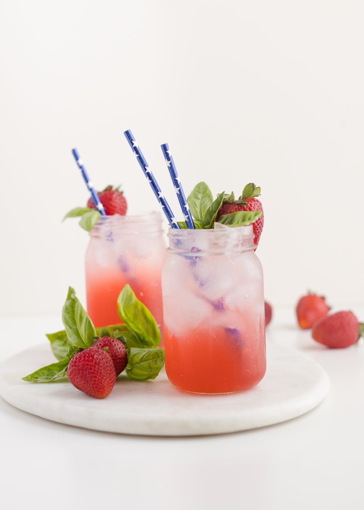 Strawberry Basil Spritzer