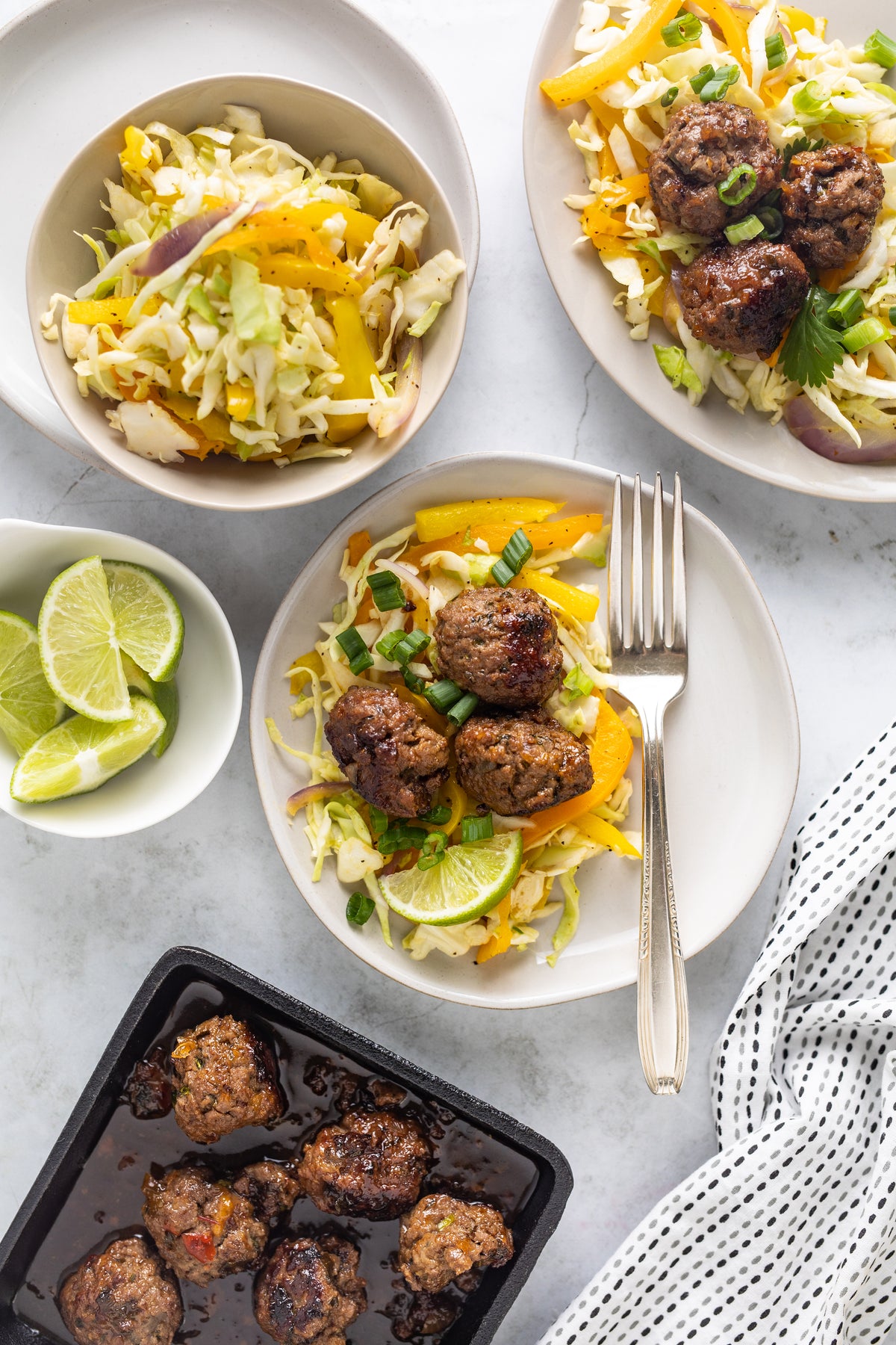 Ginger & Mint Mini Meatballs  with Peach Habanero Sauce