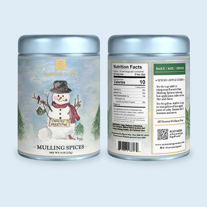 NEW! Snowman - Raven's Holiday Keepsake Tin