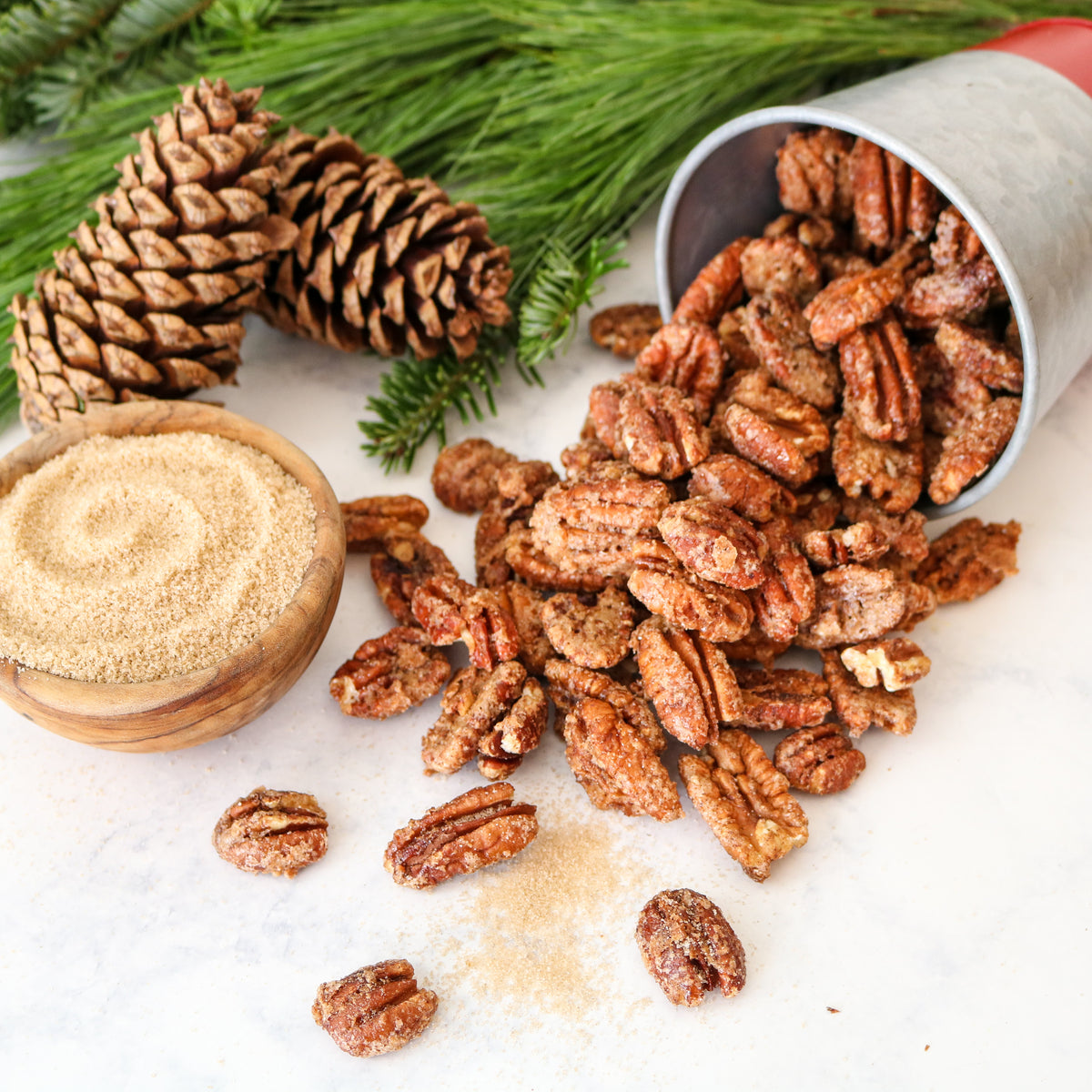 Spiced Cider Pecans
