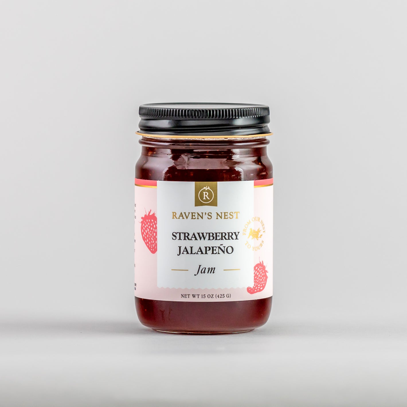 Strawberry Jalapeno Jam Jar 