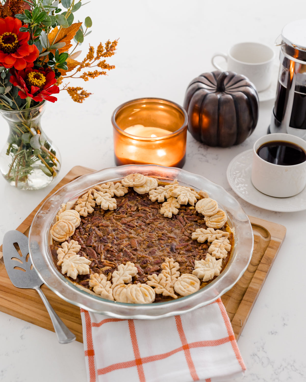 Pumpkin Butter and Pecan Pie