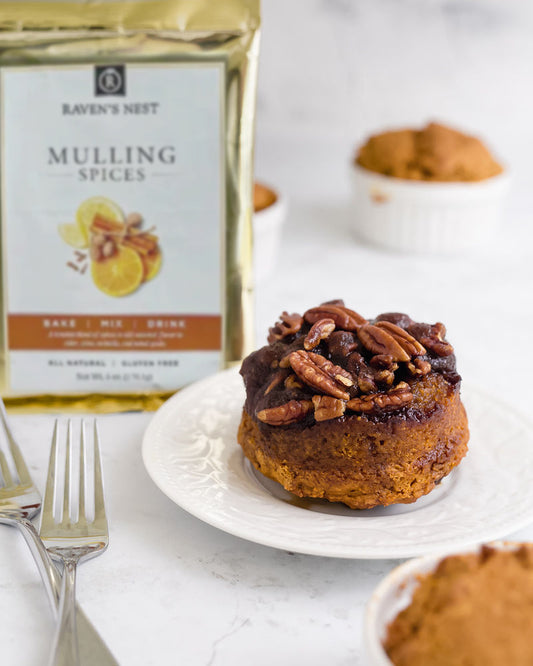 Ravens Nest Pumpkin Butter Mulling Spice Praline Upside Down Cake