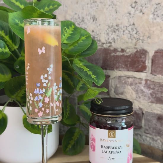 Mom's French 75 with Raspberry Jalapeno Jam