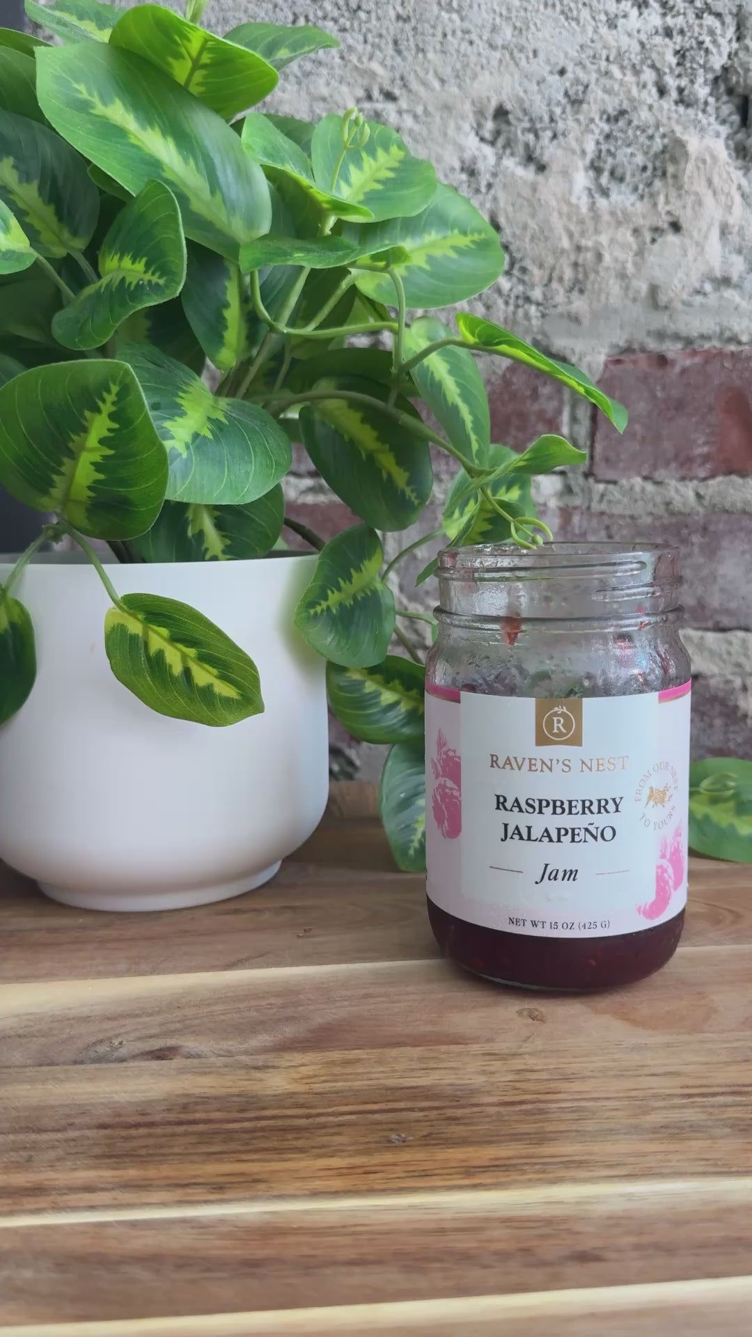 Raspberry Jalapeno Jam - Raven's Original Homemade Gourmet