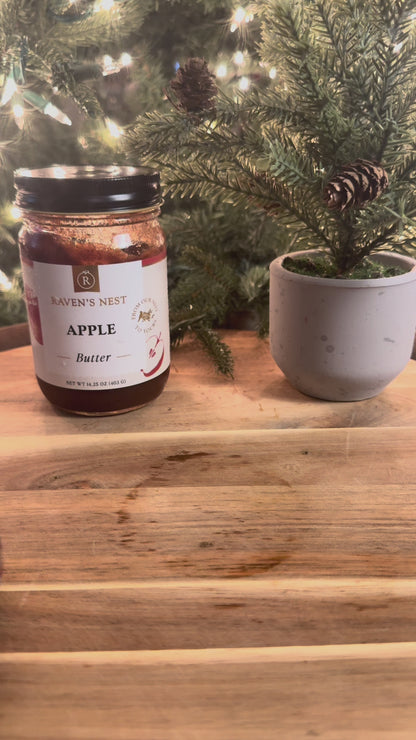 Try an Apple Butter Manhattan made with Raven’s Nest Apple Butter, rye whiskey or bourbon, sweet vermouth, and Angostura bitters for a cozy fall cocktail.